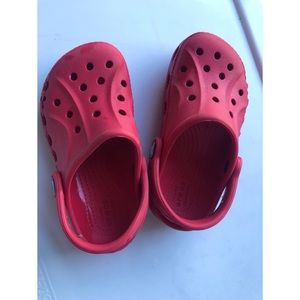 Red Crocs Toddler 9
